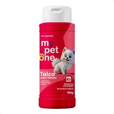 Imagem de Talco Higiênico Perfumado Para Cães Fêmea Mypetone - 100 G