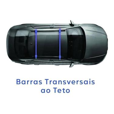 Imagem de Rack Travessa Teto Vw Crossfox Spacefox 2010 A 2018 Preto