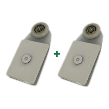 Imagem de 1126 - Roldana tipo carrinho modelo mini semi-convexa para vidro tempe