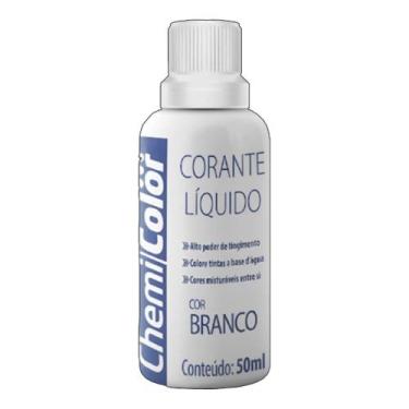 Imagem de Corante para tinta chemicolor 50 ml, Branco