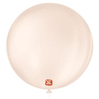 Imagem de BALÃO LISO REDONDO - SÃO ROQUE Nº 05 - CANDY COLORS - LARANJA - Pacote
