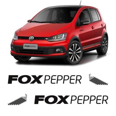 Imagem de Kit Faixa Lateral Fox Pepper 2015 Adesivo Modelo Original - SPORTINOX,