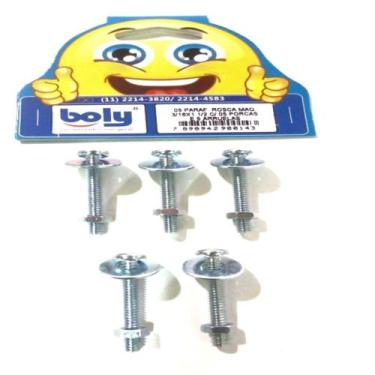 Imagem de Parafusos Philips Rosca Máquina 3/16"x1.1/2" c/ 5 Porcas e Arruelas Ki