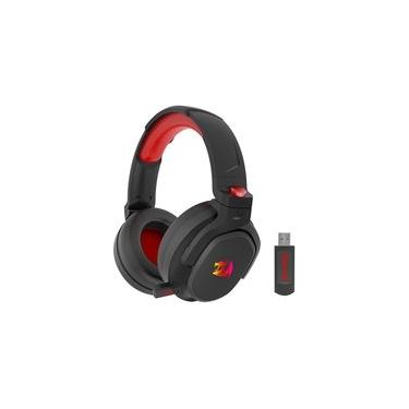 Imagem de Headset Gamer Sem Fio Redragon Nomen Pro, Conexão Tri-Mode, 7.1 Surround, Drivers 53mm, Microfone Removível, Preto - H838-PRO