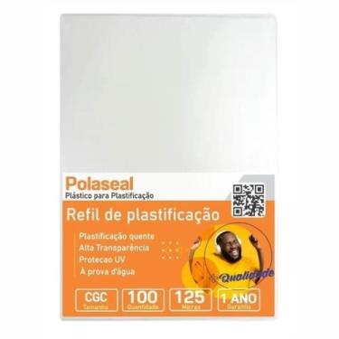 Imagem de Polaseal Plástico Para Plastificação CGC 110X170X0,05 100UN - Cassmar 