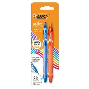 Imagem de Caneta gel Gelocity Quick Dry 0.7mm com 2 unidades LJ/AZ Bic