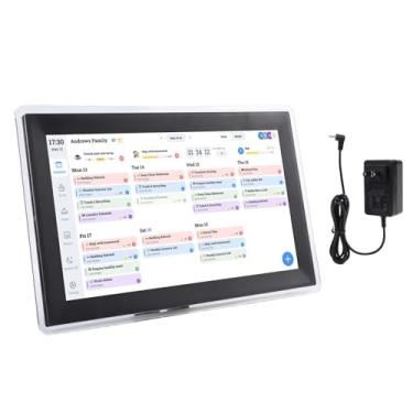 Imagem de Diydeg Planejador de Parede de Calendário Digital de 15,6 Polegadas, Tela de Controle de Aplicativos de Tela de Toque, Gráfico de Wifi, Interativo, Gráfico de Tarefas Eletrônicas Smart (US Plug)
