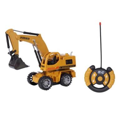 Imagem de Trator Retroescavadeira ou Caçamba com Cr Recarregável - Tesla Store, 