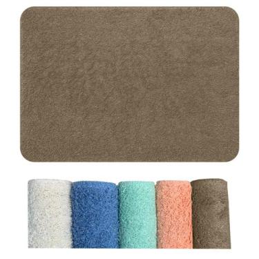Imagem de 2 Tapete Banheiro Antiderrapante Absorvente 45x60 Oa Hig Vr - IDEALIZA