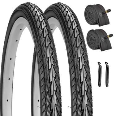 Imagem de Pneus e tubos de bicicleta 26 x 1,75 (26 x 1,75, preto)