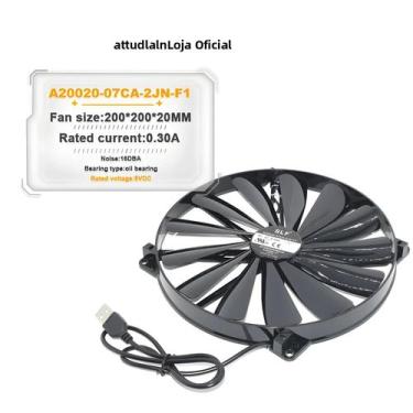 Imagem de Ventilador De Resfriamento USB Master Para Notebook 20cm DC5V 0.30A 20
