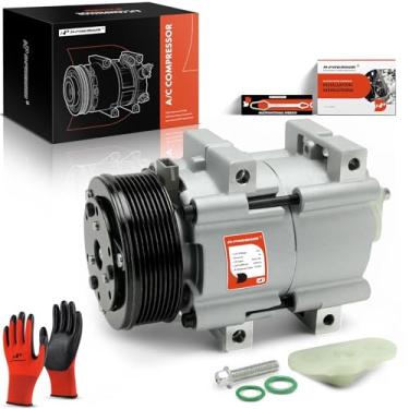 Imagem de A-Premium Compressor De Ar Condicionado Premium Com Embreagem Compatível Ford Excursion 7.3L 2000-2003