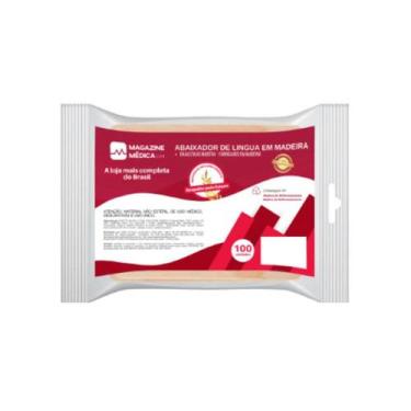 Imagem de Palito De Madeira Espatula Abaixador de Lingua - no-brand