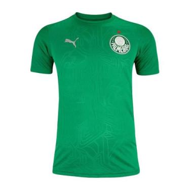 Imagem de Camisa de treino puma palmeiras 2025 feminina, M, Verde