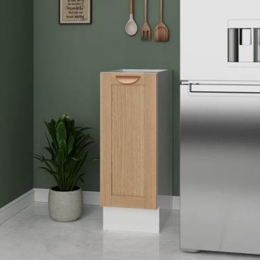 Imagem de Balcão 1 Porta 30cm sem Tampo Arizona CabeCasa MadeiraOriginals - Cabe