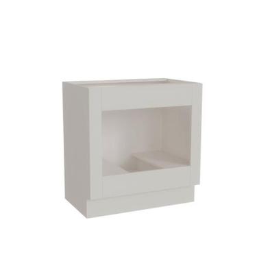 Imagem de Balcão para Forno de Embutir 80cm sem Tampo Arizona CabeCasa MadeiraOr