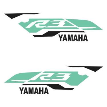 Imagem de Adesivo Protetor Tank Pad Yamaha YZF R3 2016 Lateral - Alta Resistênci