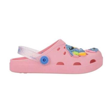 Imagem de Chinelo Grendene Disney Smile Babuch - Infantil, Rosa, 31