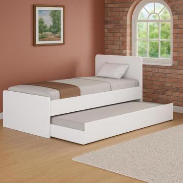 Imagem de Bicama Solteiro Com Colchões Macios C/ Rodinhas Compacta - JM