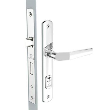 Imagem de Fechadura Porta Ext Cromada Esp15 (27x53) Popline - Soprano
