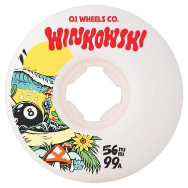 Imagem de OJ 56 mm Erick Winkowski Mushroom Elite White Mini Combo 99a Rodas de Skate