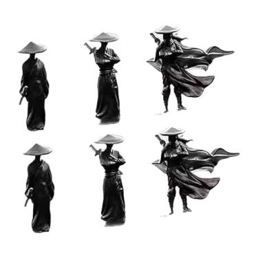 Imagem de IEUDNS 6 peças de enfeites de carro, decoração de painel de carro, figuras de painel para decoração de quarto