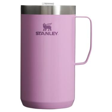 Imagem de Stanley Caneca Stay Hot Camp - Caneca durável com isolamento de aço inoxidável 18/8 - Tampa tritan™ sem respingos - 680 g - Brilho lilás
