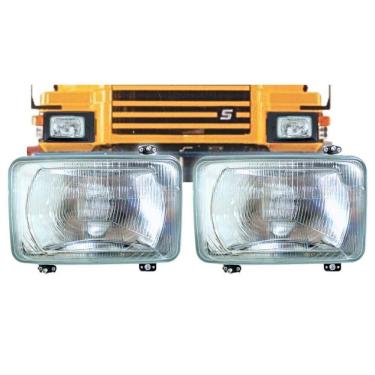 Imagem de Par Farol Bloco Compatível Scania 112 113 142 143 De 87 À 93