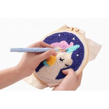 Imagem de Kit Bordado Iniciante, Agulha de Perfuração de Bordado, Caneta Mágica de Agulha de Bordado