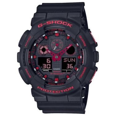 Imagem de Relógio Casio G-Shock Masculino GA-100BNR-1ADR Ignite Red-Masculino