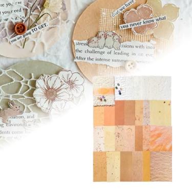 Imagem de Conjunto de papel decorativo com 31 peças de artigos de papelaria de padrão sortido para álbum de fotos, diário, scrapbooks, artesanato, faça você mesmo- J