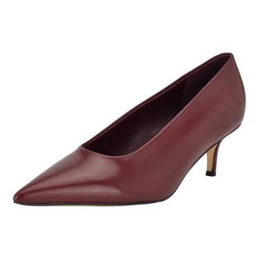 Imagem de Calvin Klein Sapato feminino Voneta, Couro vermelho escuro 600, 35