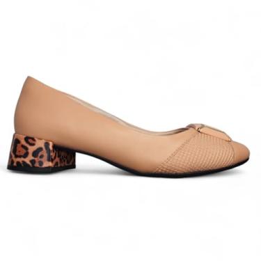 Imagem de Scarpin Comfortflex Ultraconforto Fivela Salto Bloco 2295403