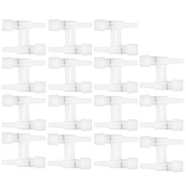 Imagem de GLOGLOW Válvula de Controle de Ar do Aquário, Divisor Plástico da Bomba de Ar para o Fluxo de Ajustável da Distribuição do Oxigênio Tanque de Peixes para o Tubo de de 4mm 30 Peças