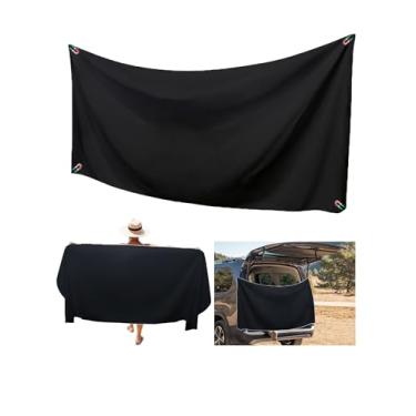 Imagem de ZGXZQ Toalha de banho magnética grande toalha de microfibra de secagem rápida com fecho magnético, super absorvente e resistente à areia para praia, piscina, viagens, academia e acampamento 190 cm x