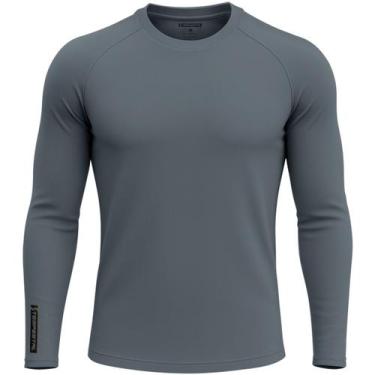 Imagem de Camisa Uv 50+ Protecao solar Manga longa Tempestal, Cinza, GG