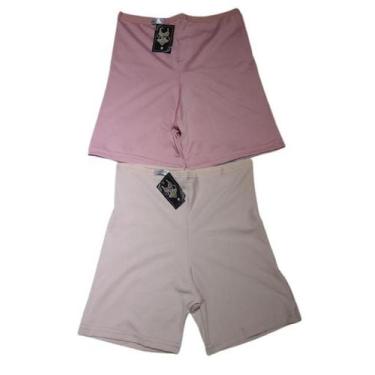 Imagem de Short segunda pele anagua microfibra confortavel - MDJ, GG Bege ou Ros