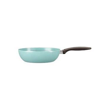 Imagem de Panela Wok Brinox Suprema Ceramic Life Antiaderente 2,3L 24cm Verde