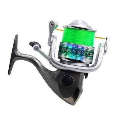 Imagem de Molinete Deyu Tempest 2000 Color (03 Rol., Rec. 5.2:1, Drag 5kg), Verd