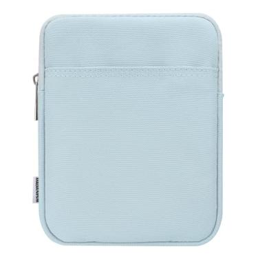 Imagem de Dadanism Capa acolchoada universal de 16 a 7 polegadas para eReader 2024 da Colorsoft Signature Edition de 17,8 cm e eReader Book de 15,2 cm, capa protetora para e-reader Kobo, azul leite