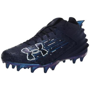 Imagem de Under Armour Tênis de futebol masculino Blur Smoke Suede 2.0 Mc, (401) Azul-marinho meia-noite/azul fóton/azul marinho meia-noite, 45