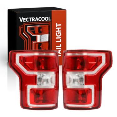 Imagem de Luzes traseiras tipo halogênio sem monitor de ponto cego par de substituição do lado esquerdo e direito do motorista para Ford F150 2018-2020, substituição JL3Z13405H JL3Z13404H