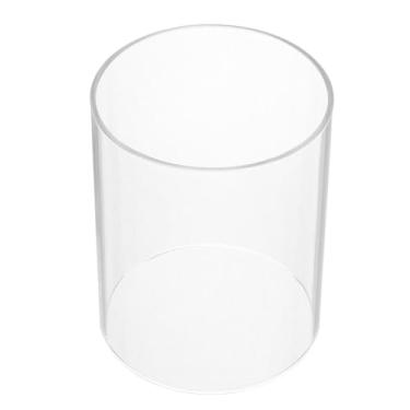 Imagem de KAILIKETIY Suporte de vela de vidro com tampa de chaminé para festas e centros de mesa