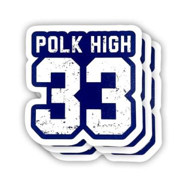 Imagem de (3 peças) Adesivo retrô colegial número 33 frases motivacionais sarcásticas citação humorística decalque de vinil para Kindle, laptop, garrafa de água, capacete rígido de telefone, adesivo de citação