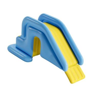 Imagem de RNXRZANK Tobogã Aquático Inflável para Crianças, Acessório Robusto para Uso Externo, Azul Claro, Tamanho real