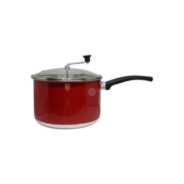 Imagem de Pipoqueira Alumino Polido Com Tampa Transparente 4.5 Litros - Embanet 