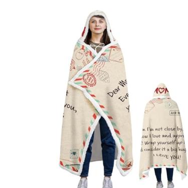 Imagem de Cobertor de Dia das Mães para Mãe, Blessed Mother | Edredom de flanela com capuz e design de envelope macio, lavável na máquina para mulheres, ar condicionado preguiçoso, decoração de casa, dia de spa