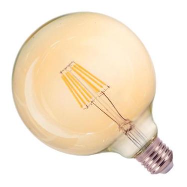 Imagem de Lâmpada de Filamento Led Âmbar 2200K Globo G125 4W - Noll Led