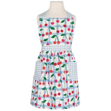 Imagem de Avental infantil Danica Jubilee, Minnie Mouse, vermelho cereja, 100% algodão, para crianças