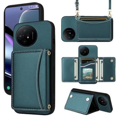 Imagem de Furiet Capa carteira para TCL 50 XL 5G com alça transversal de couro PU premium porta-cartão à prova de choque resistente acessórios de corpo inteiro capa fina para celular TCL50XL 50XL T702W mulheres